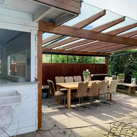 Ferienhaus Leinetal-Refugium Pool I Sauna Kamin I Klavier