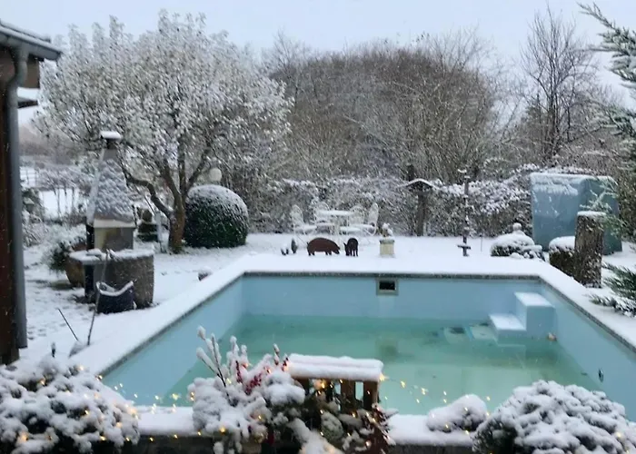 Ferienhaus Leinetal-Refugium Pool I Sauna Kamin I Klavier